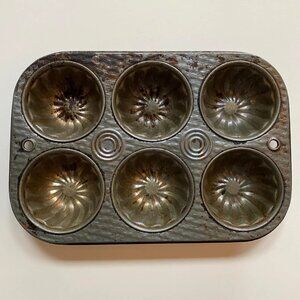 Vintage GSW Baking Tray Mold Tin for Cakes Cookies Kitchen Cookware Collectible